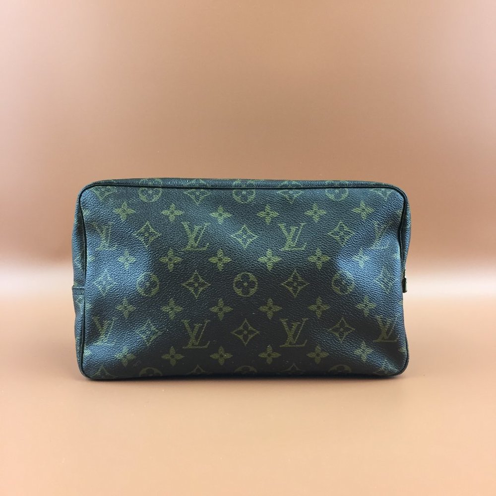 Louis Vuitton Pouch Cosmetic Case Trousse Large Size Toilette